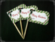 Christmas Party Supply Toothpick Flag Food Pick Design 3